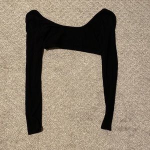 Edikted crop long sleeve top
